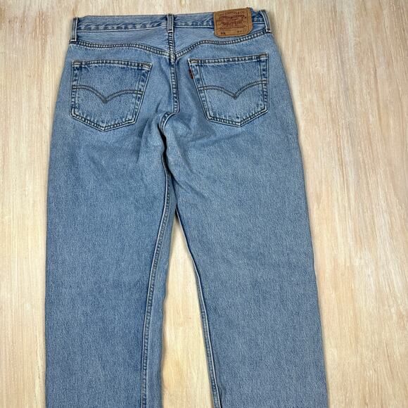 Levi's 501 XX Button Fly Original Fit 100% Cotton Blue Denim Jeans Men's 34X34 - Picture 12 of 14